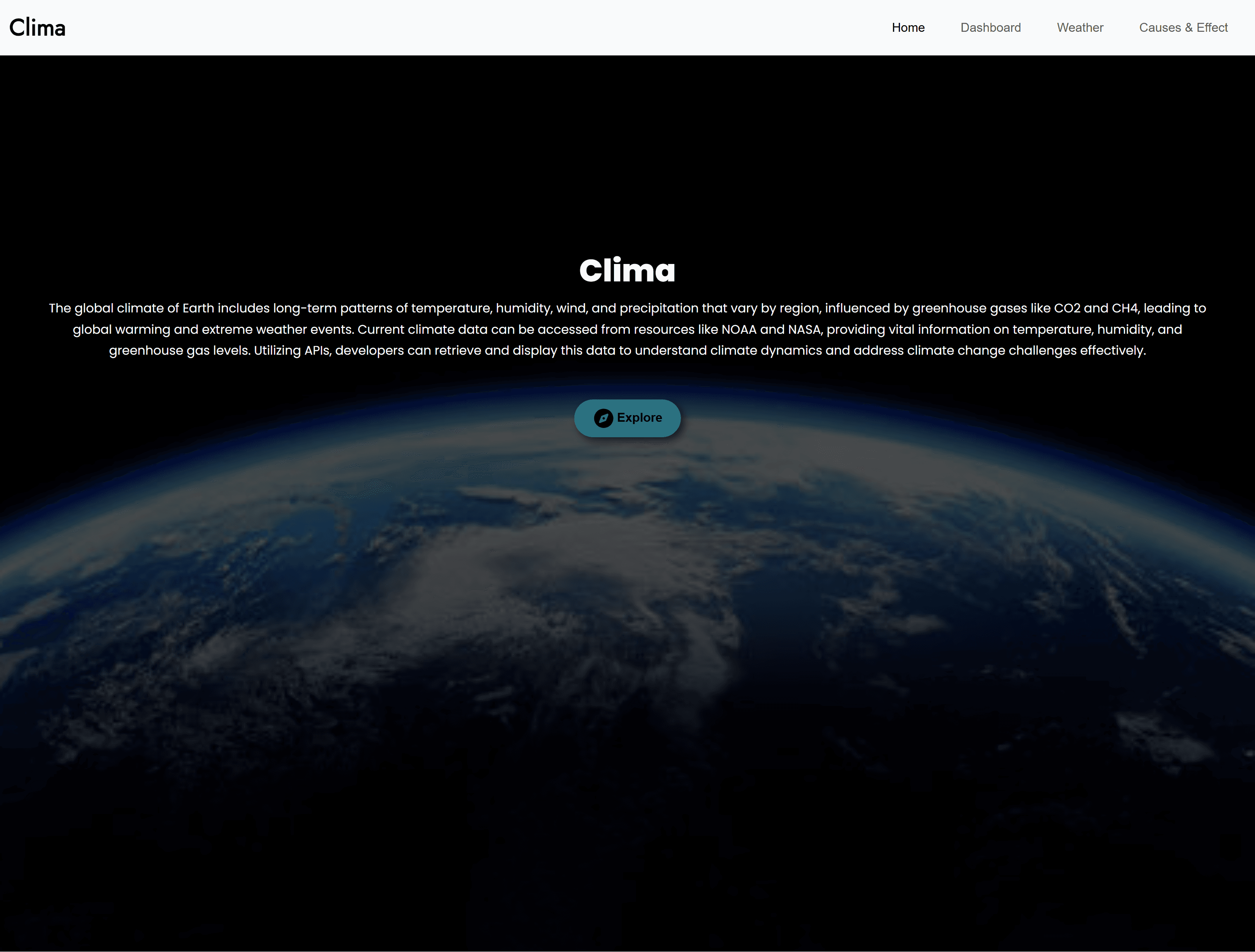 Clima Website